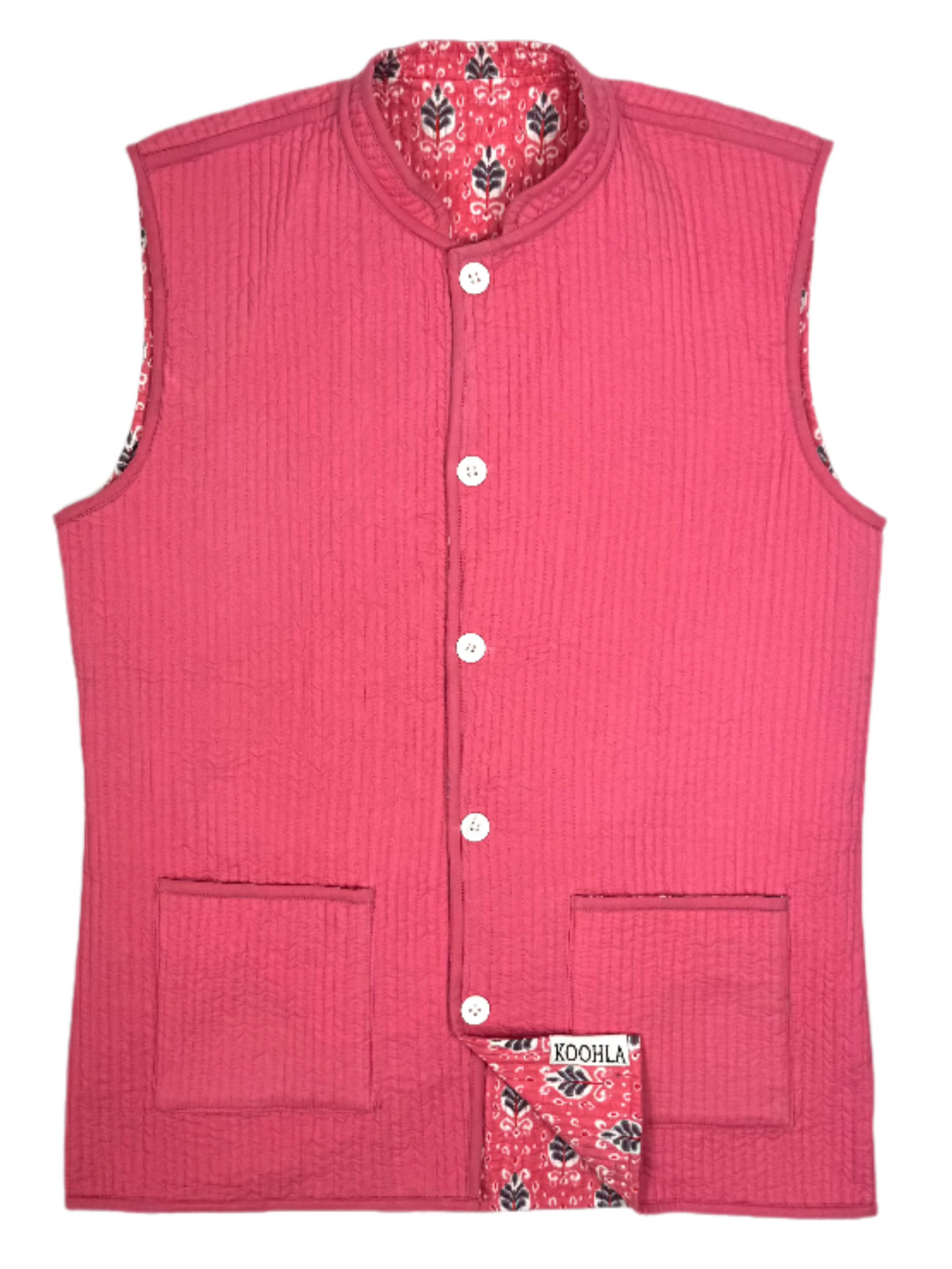 Floss Quilted Nehru Jacket