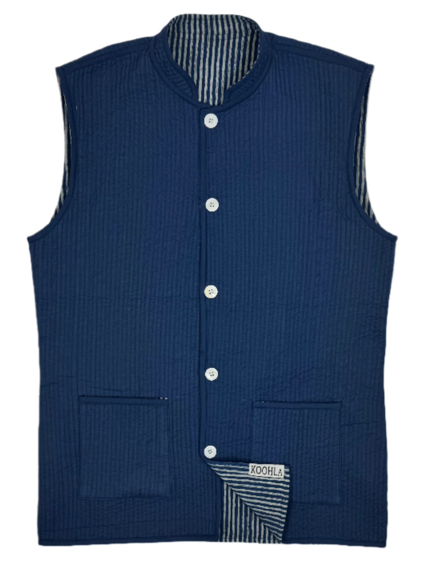 Albany Quilted Nehru Jacket