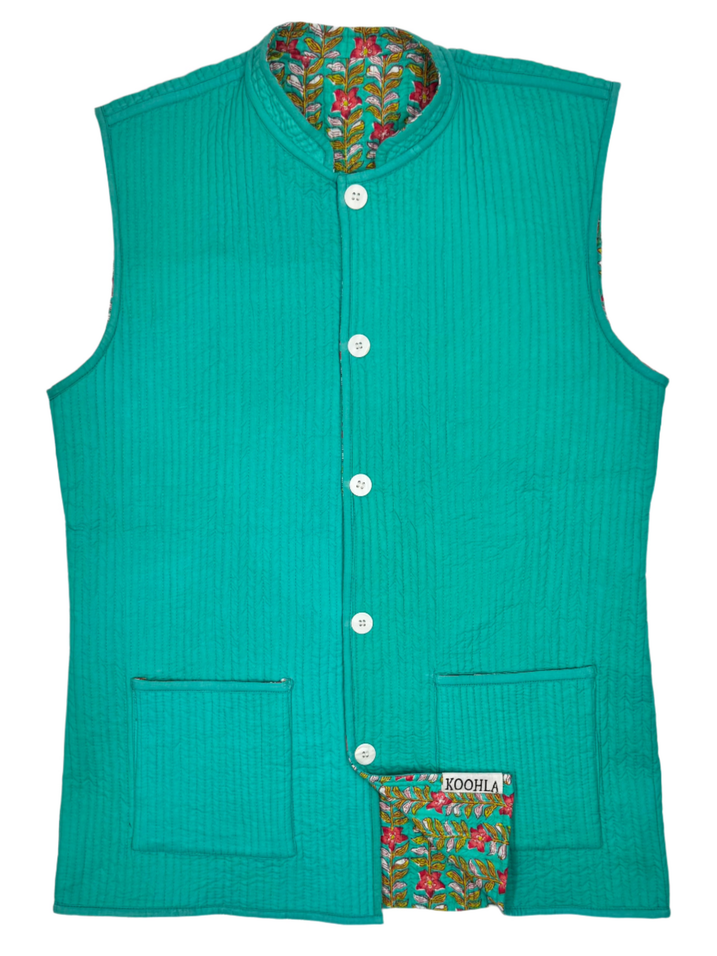 Fantale Quilted Nehru Jacket