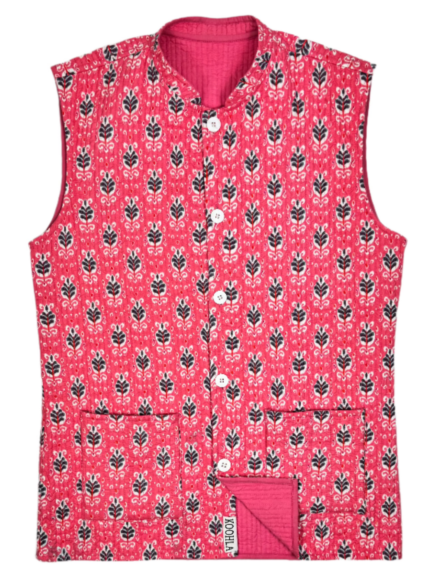 Floss Quilted Nehru Jacket