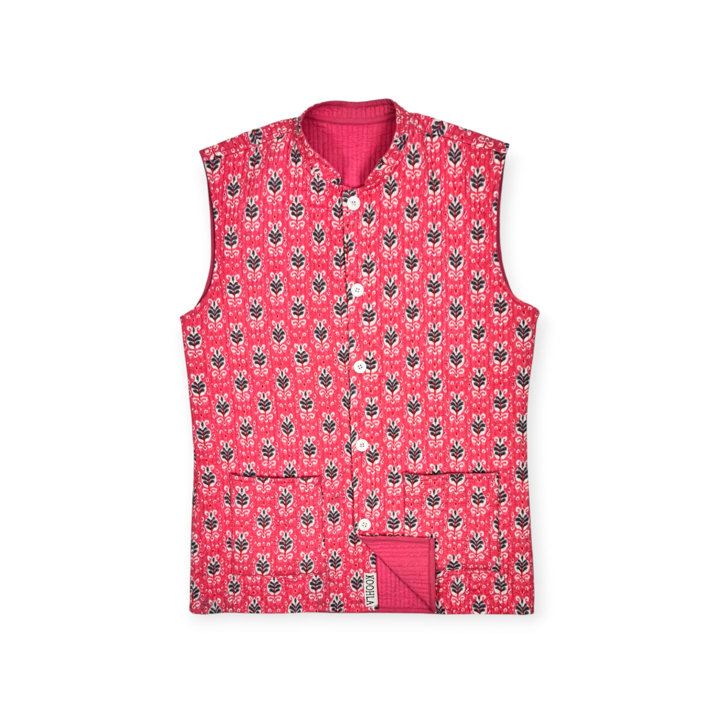 Floss Quilted Nehru Jacket