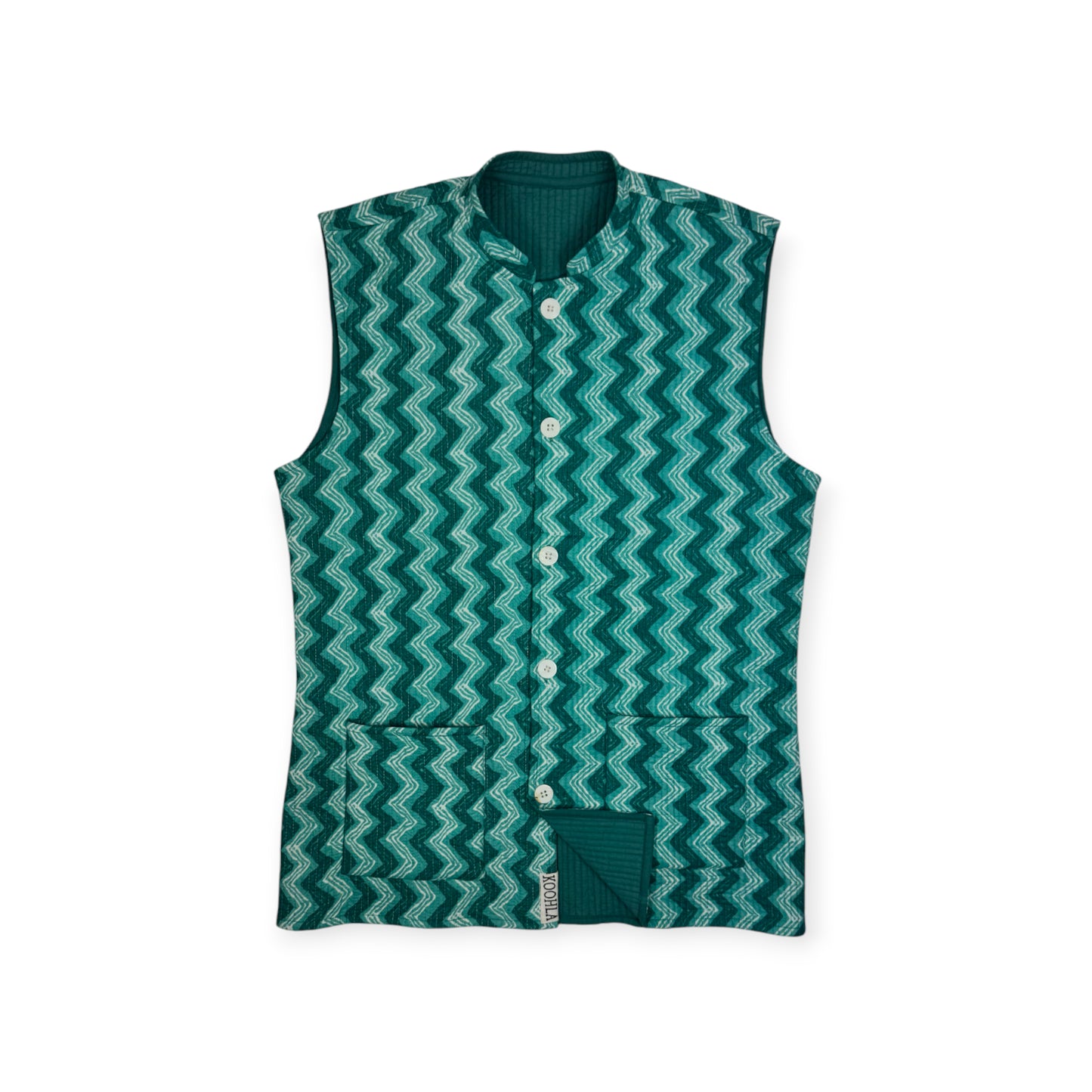 Cachaça Quilted Nehru Jacket