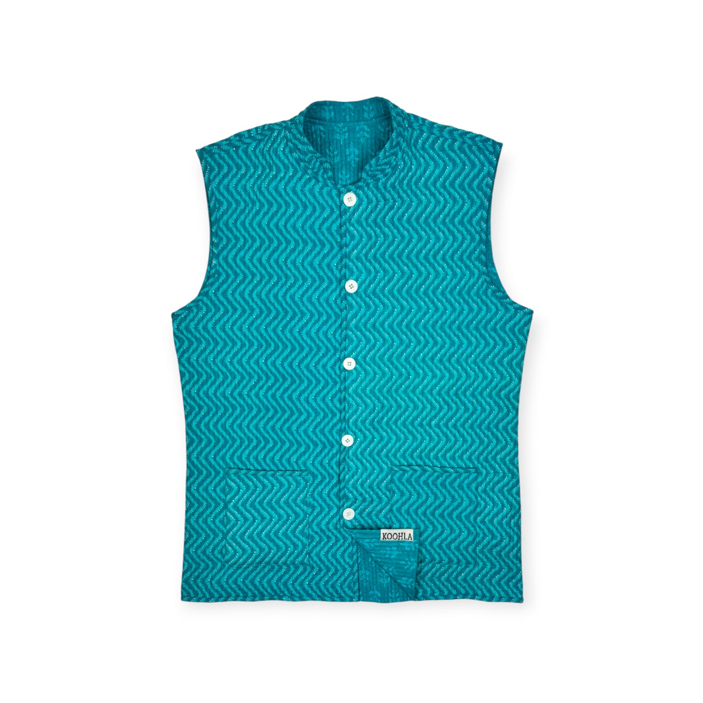 Laguna Quilted Nehru Jacket