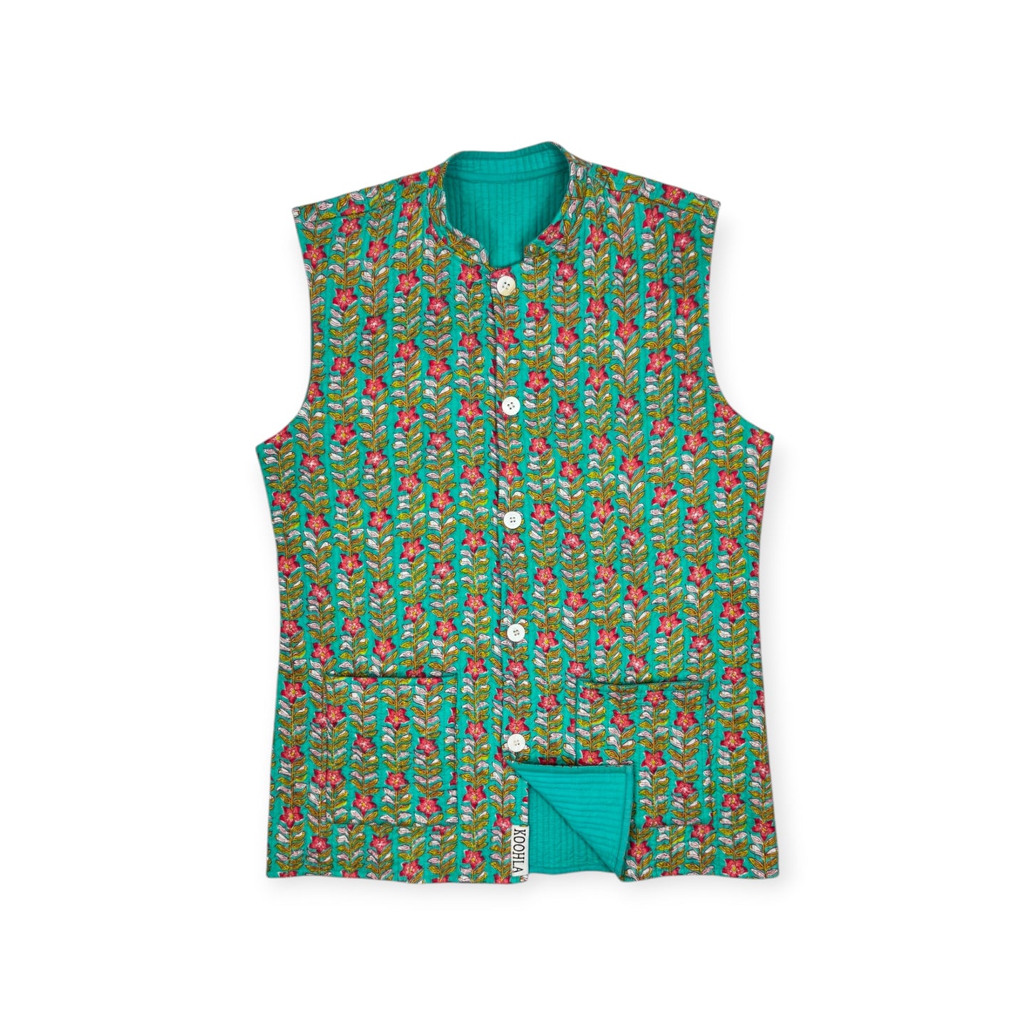 Fantale Quilted Nehru Jacket