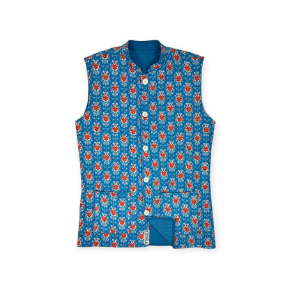 Burleigh Quilted Nehru Jacket