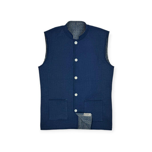 Albany Quilted Nehru Jacket