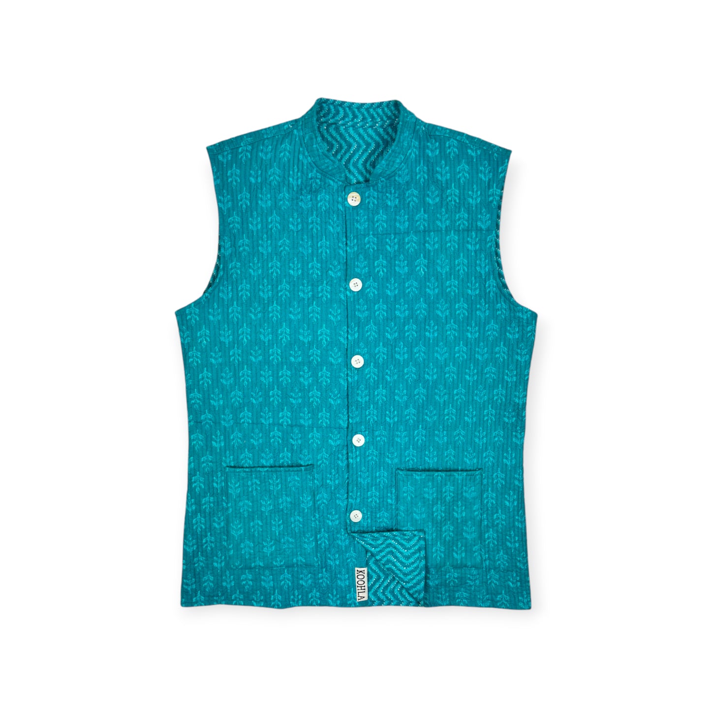 Laguna Quilted Nehru Jacket