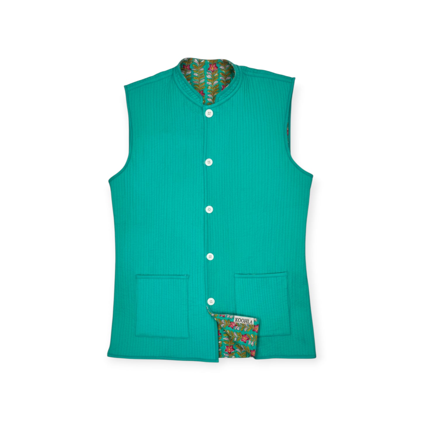 Fantale Quilted Nehru Jacket